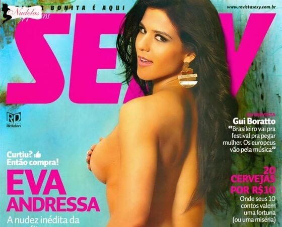 Musa Fitness Eva Andressa Posa Nua Em Ensaio Para A Revista Sexy