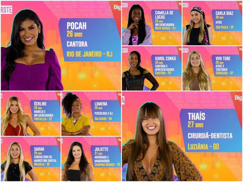 Confira quem são as gatas participantes do Big Brother Brasil 21